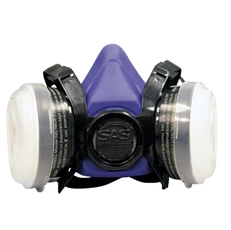 Half Face Dual Cartridge Respirator - Lg